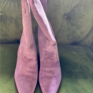 Michael Kors Purple Suede Women's Boots